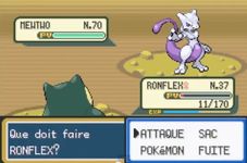 une photo d'Ã©cran de Pokemon Vert Feuille sur Nintendo Game Boy Advance